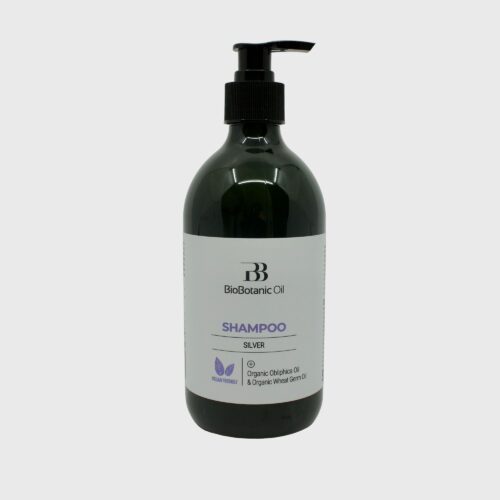 Bio Botanic Oil Silver Shampoo Organic Obliphica Oil & Wheat Germ Oil